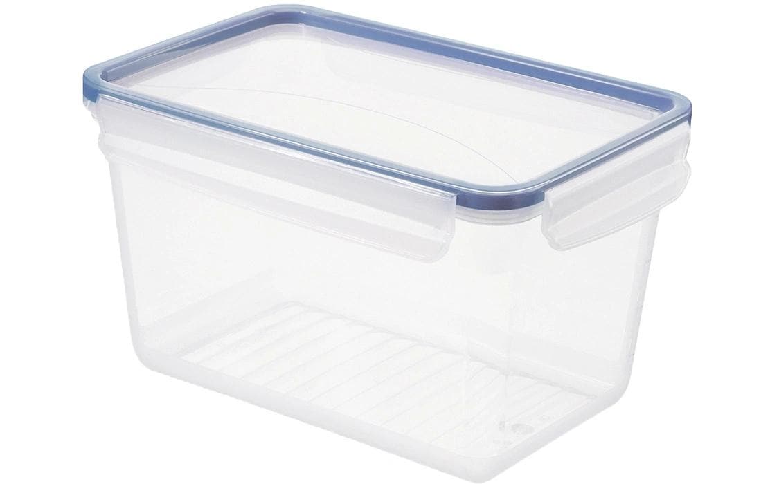 Rotho Kühlschrankdose Clic & Lock – 3 l – rechteckig – 23,9 × 13,6 × 16 cm – Kunststoff – transparent