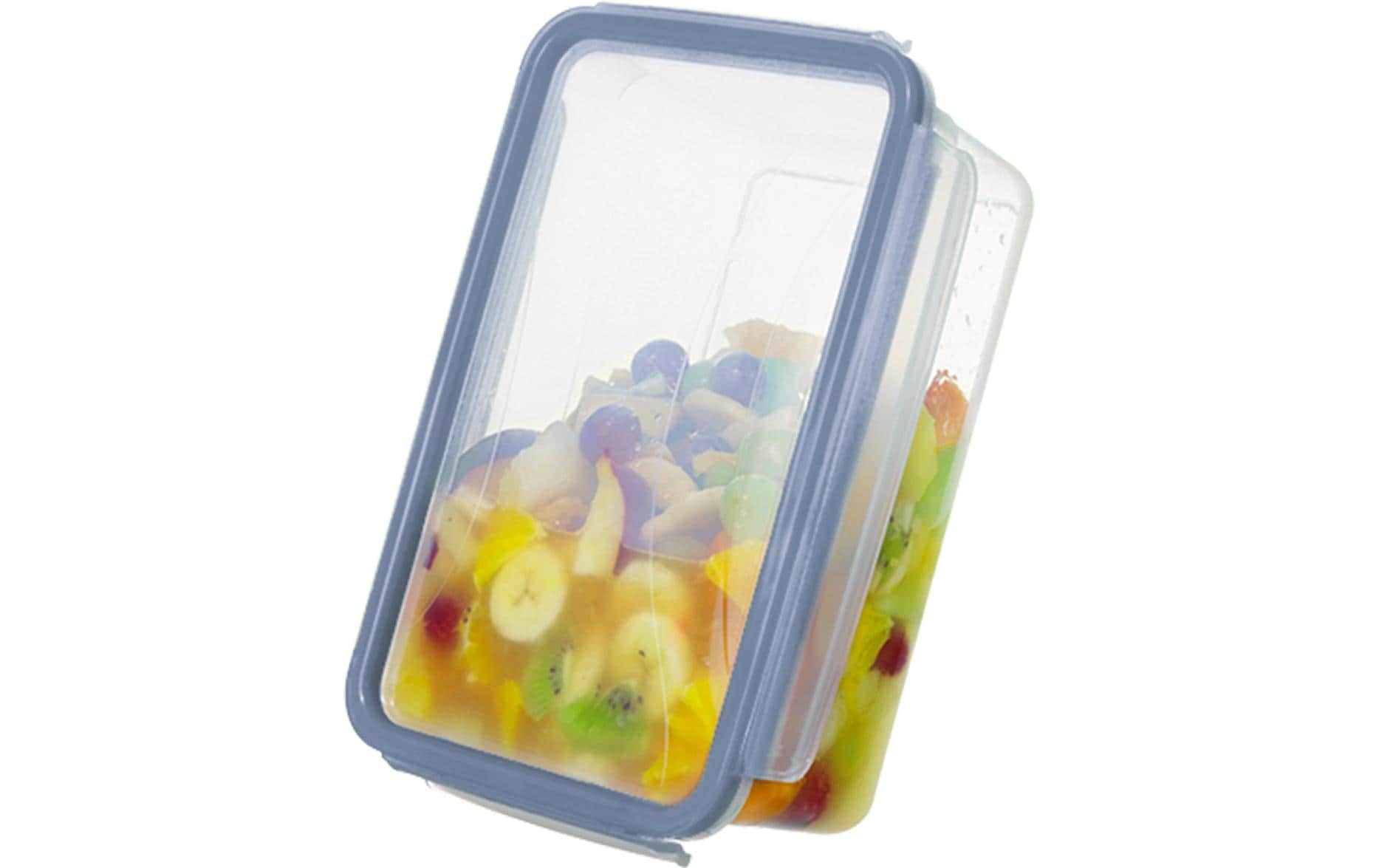 Rotho Kühlschrankdose Clic & Lock – 2 l – rechteckig – 23,9 × 9,2 × 16 cm – PP – transparent