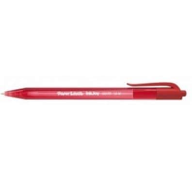Papermate InkJoy 100 RT Kugelschreiber – 20er Pack, Rot, 1 mm Spitze, Druckmechanik