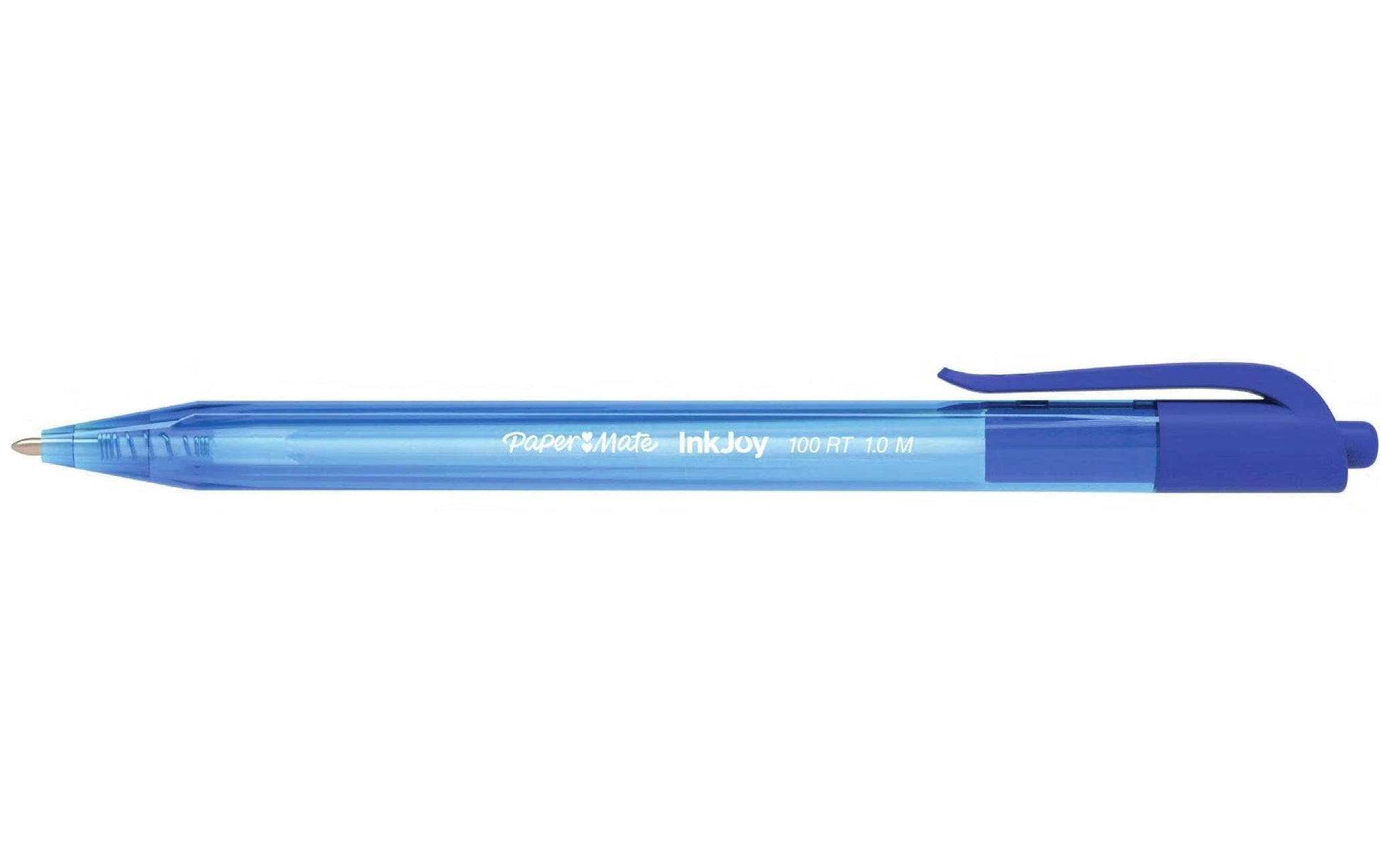 Papermate InkJoy 100RT Kugelschreiber – 20er Pack, Blau, Spitze 1 mm, Druck