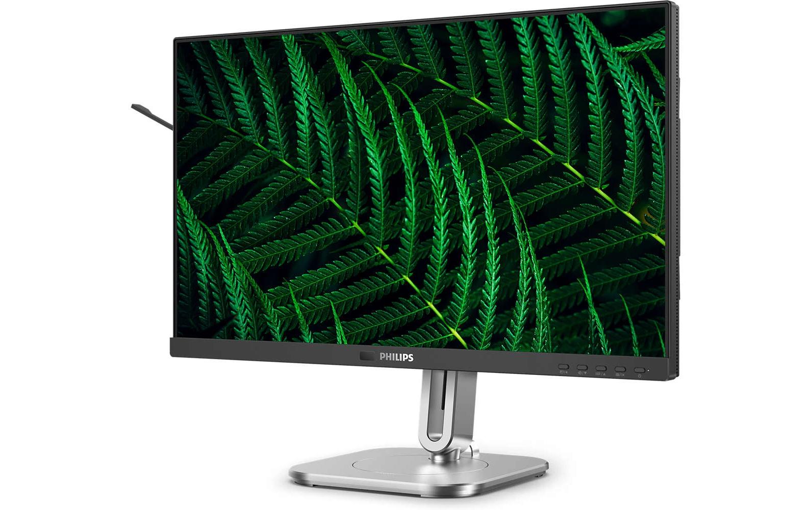 Philips 24B2G5301/00 – Monitor, 23,8", IPS, 100 Hz, 300 cd/m², Daisy Chain, KVM, USB-Hub, VESA 100 × 100, Grau