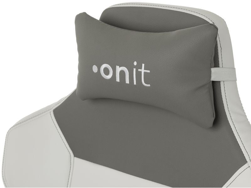 ONIT PC-Gamingstuhl – Grau, Schaumstoff