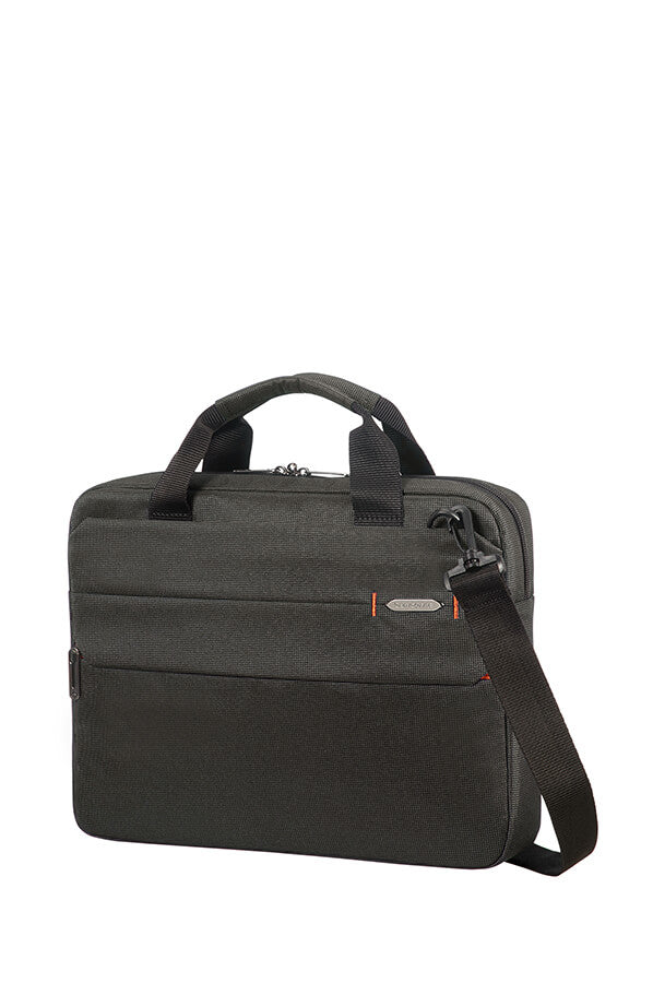 Samsonite Network 3 Notebook-Tasche – für Notebooks bis 14,1", 10 l, Aufsteckfunktion, Polyester, schwarz