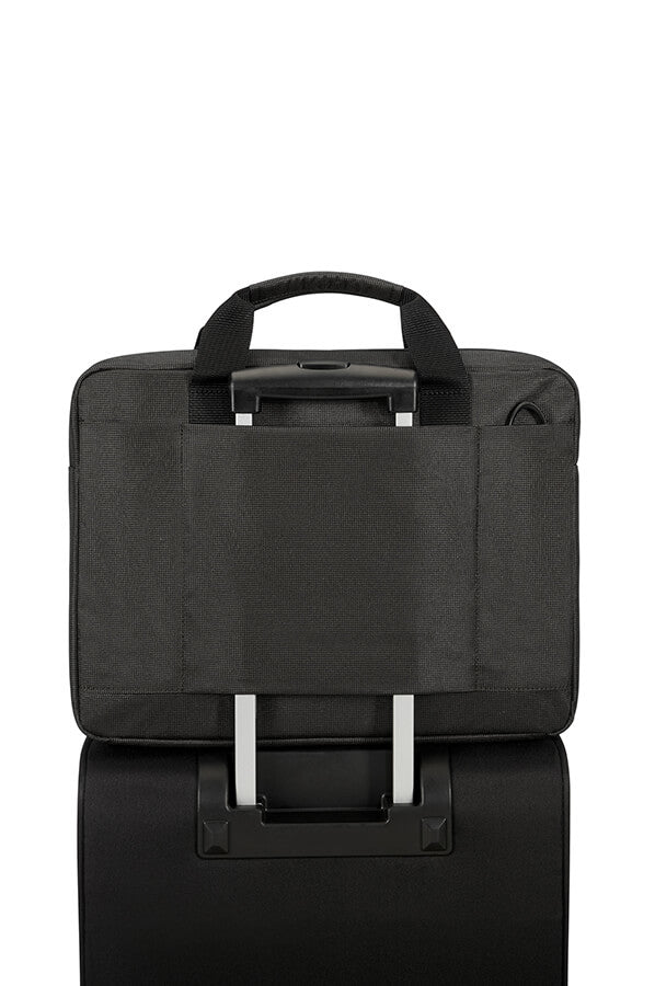 Samsonite Network 3 Notebook-Tasche – für Notebooks bis 15,6", 12,5 l, Aufsteckfunktion, Polyester, schwarz