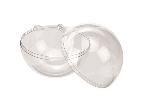 GLOREX Teilbare Kugel, Kunststoff, Ø 12 cm