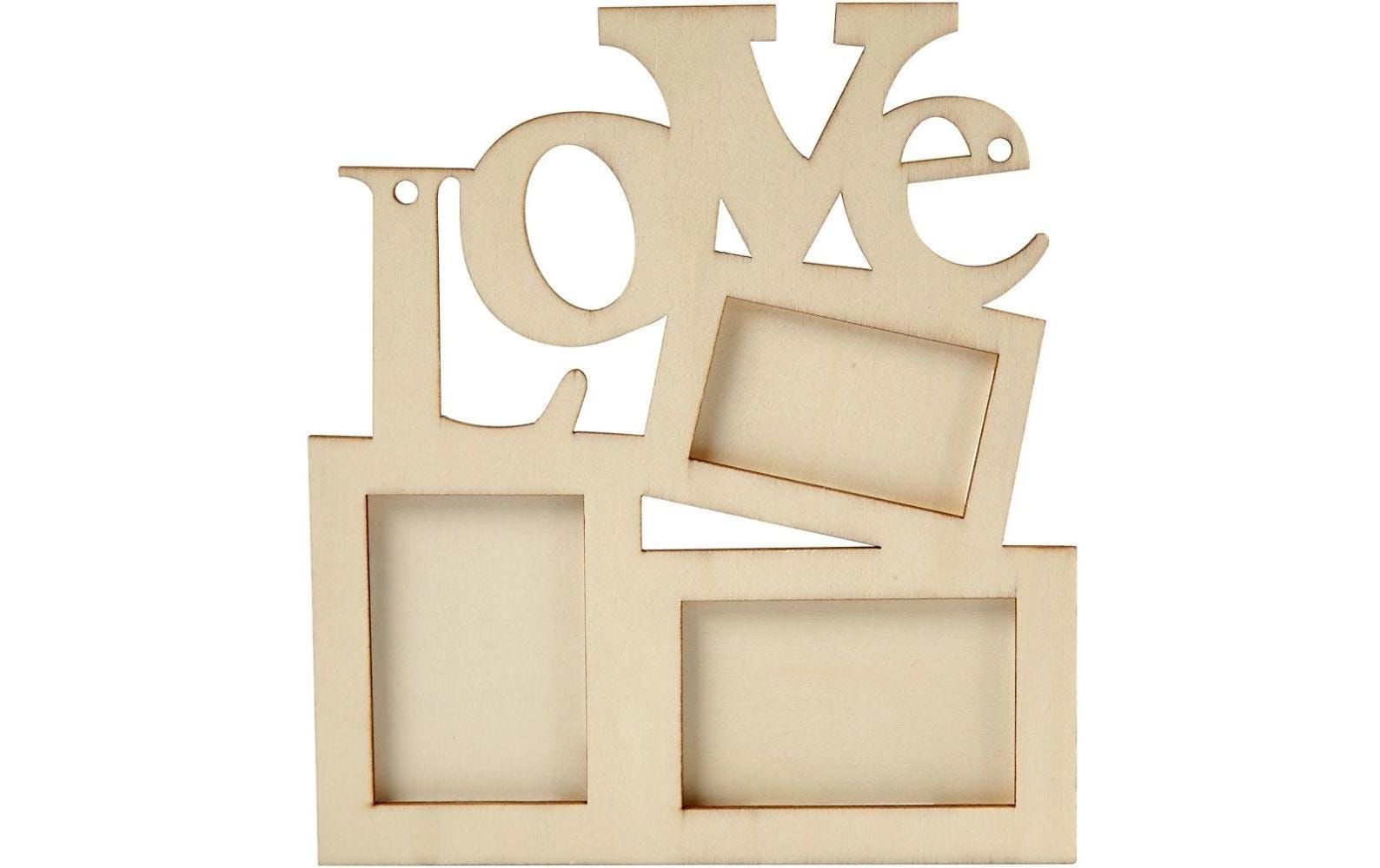 Creativ Company Bilderrahmen – für 19,7 × 16 cm – Holz, Braun