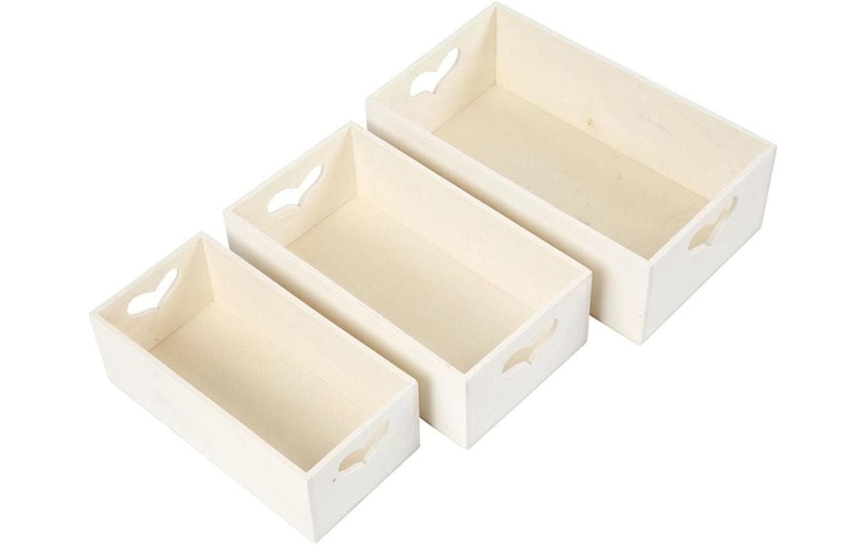 Creativ Company Aufbewahrungsbox (ohne Deckel) – Holz – Braun