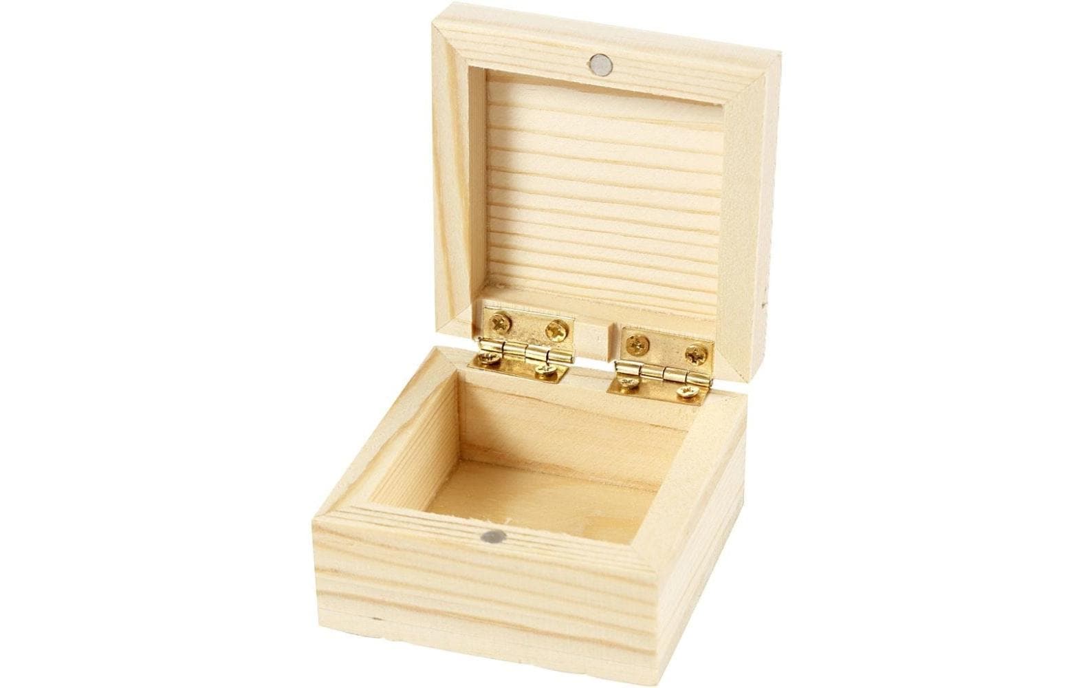 Creativ Company Schmuckkästchen – Holz – Natur – 60 × 35 × 60 mm