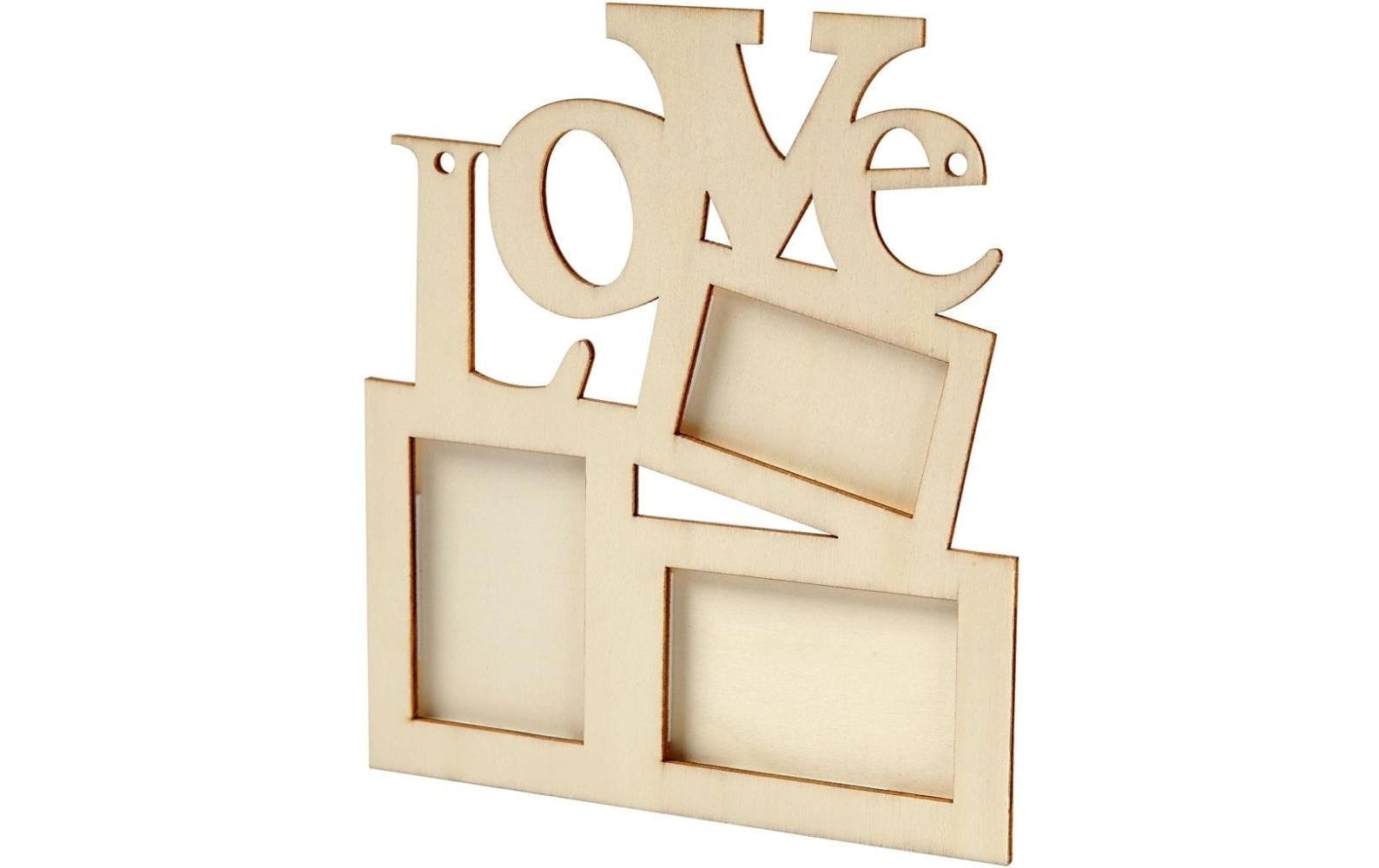 Creativ Company Bilderrahmen – für 19,7 × 16 cm – Holz, Braun