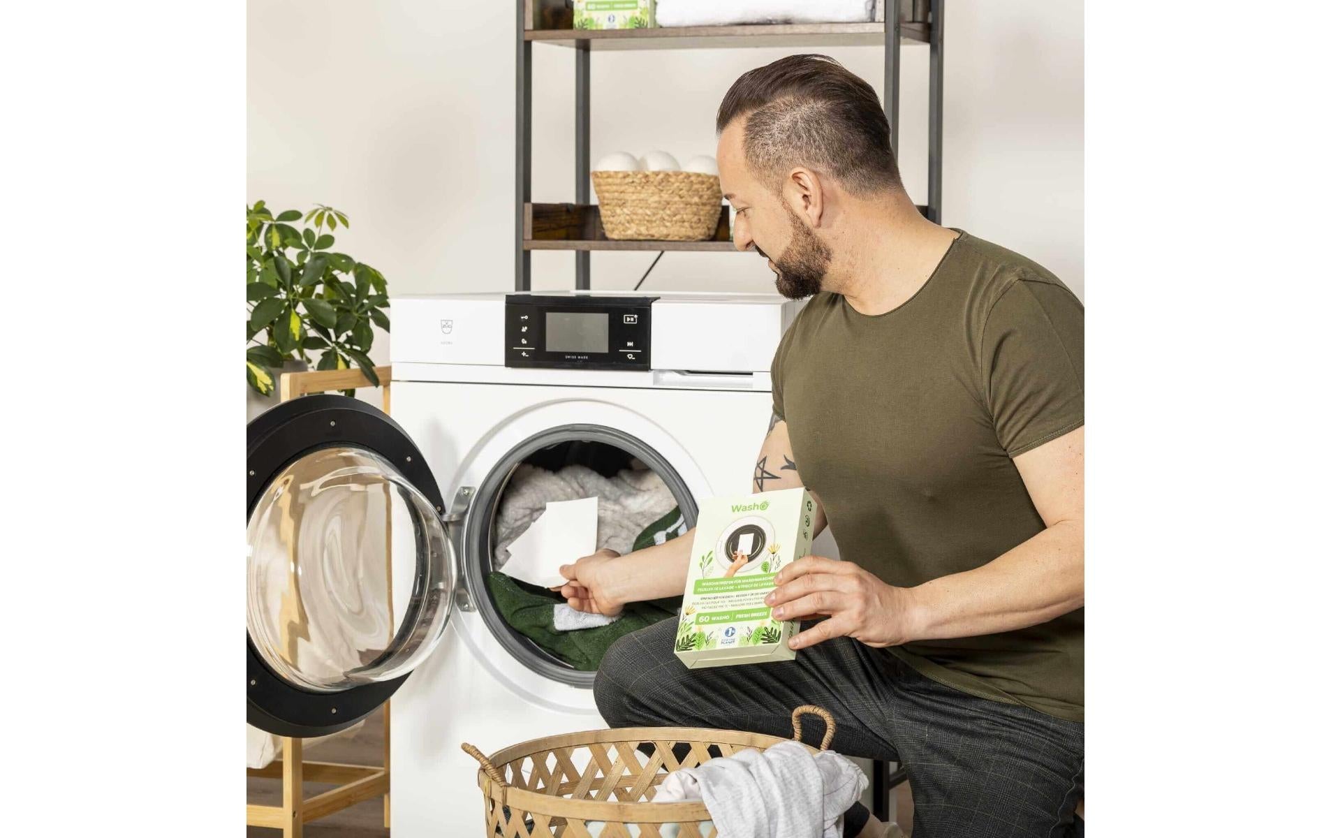 Washo Waschstreifen – ohne Duft – 60 Streifen – biologisch abbaubar