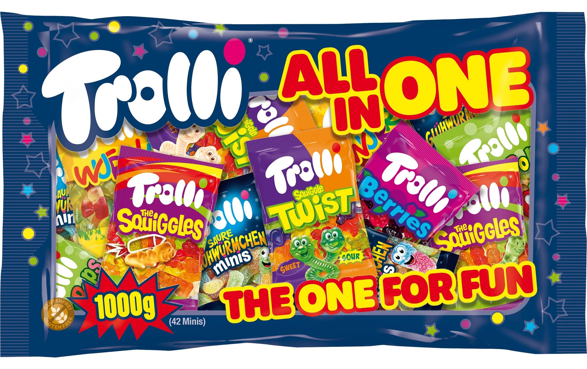 Trolli All in One Gummibonbons – 1 kg
