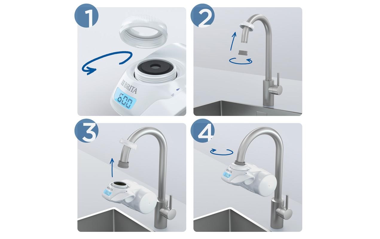 BRITA On Tap V-MF – Wasserfilter-Kartusche, Aktivkohle, für BRITA On Tap, 1 Stück
