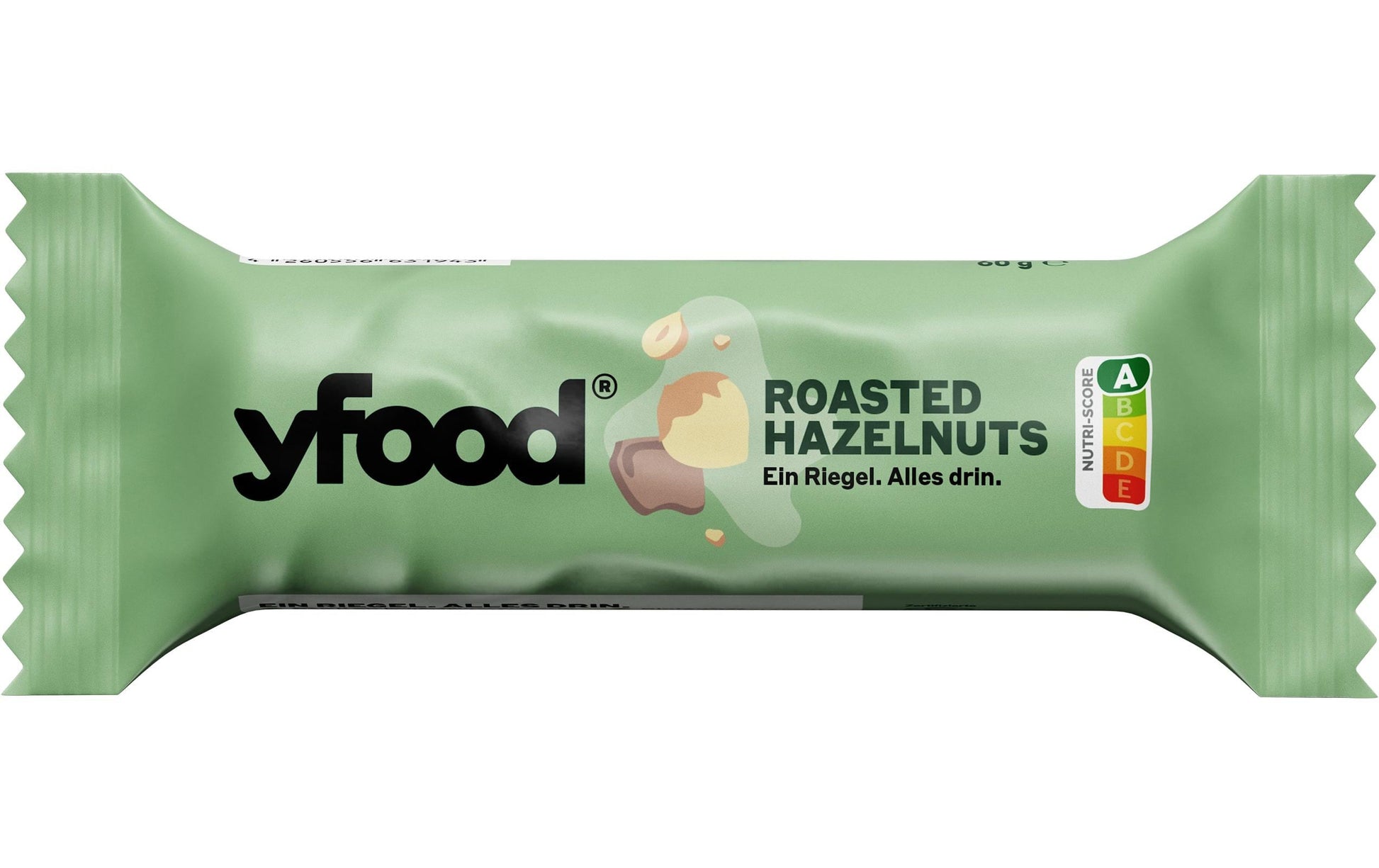 YFood Protein-Riegel – Haselnuss – 180 g
