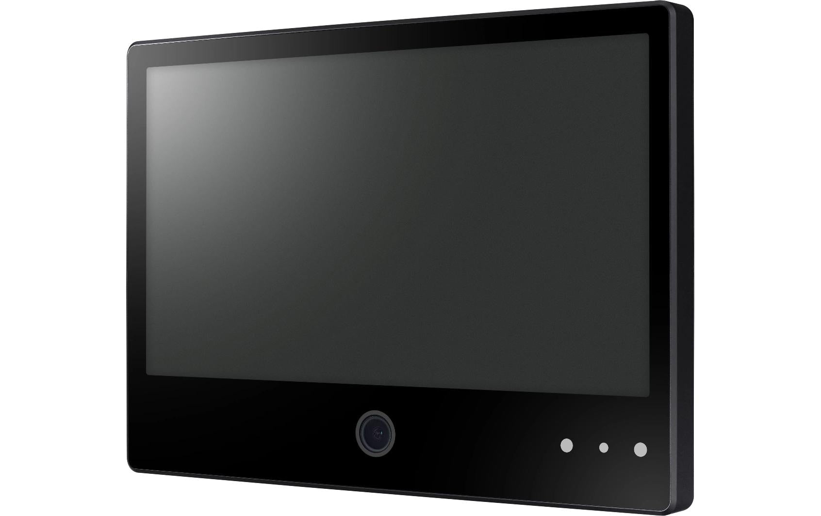 Hanwha Vision SMT-1031PV – Monitor, 10,1", 1024 × 600, IPS, 60 Hz, 500 cd/m², Webcam, VESA 75 × 75, Schwarz