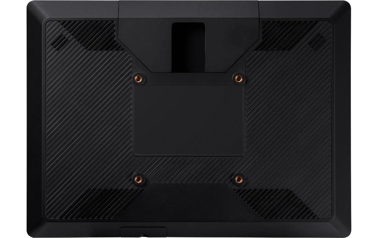 Hanwha Vision SMT-1031PV – Monitor, 10,1", 1024 × 600, IPS, 60 Hz, 500 cd/m², Webcam, VESA 75 × 75, Schwarz