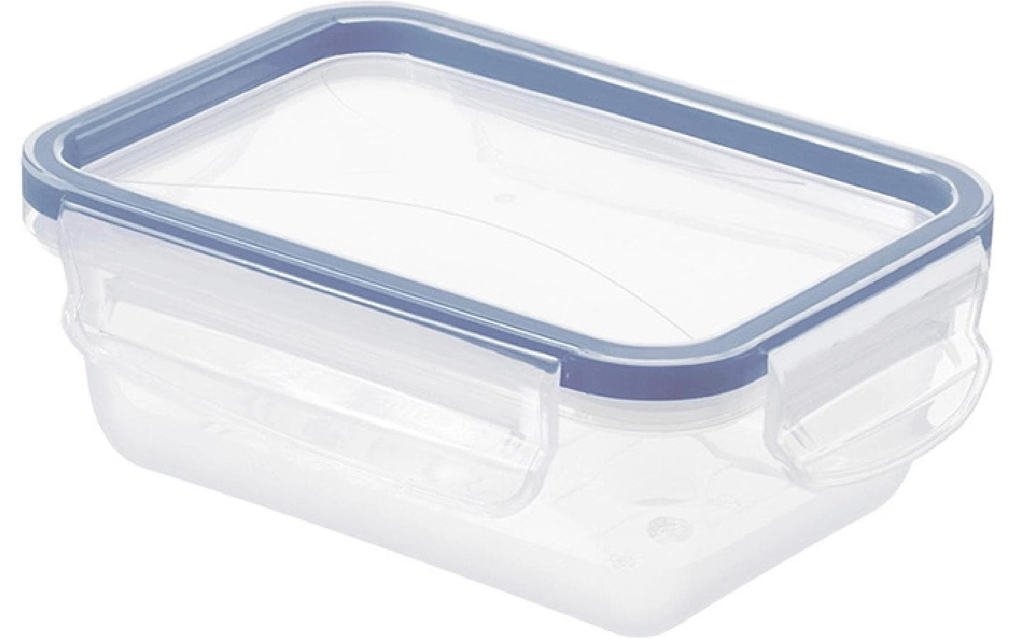 Rotho Clic & Lock – Vorratsdose 500 ml, 12 × 16 × 6 cm, Kunststoff, transparent/blau