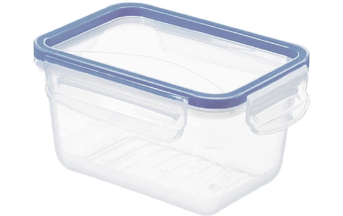 Rotho Vorratsdose 750 ml, 12 × 16 × 8,5 cm, Kunststoff, transparent/blau