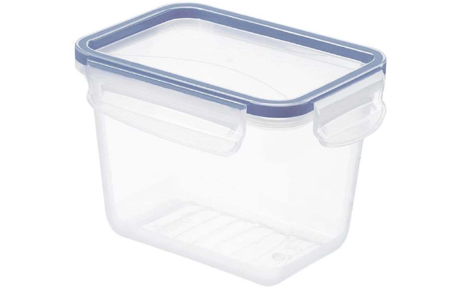Rotho Vorratsdose 1 l, 12 × 16 × 11,3 cm, Kunststoff, transparent/blau