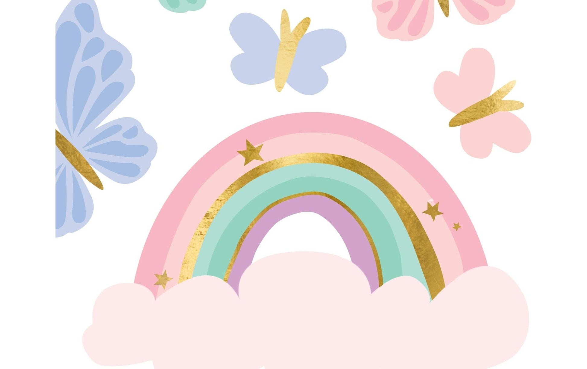PartyDeco Face-Art Sticker Einhorn – mehrfarbig – 1 Blatt – 15 Stk
