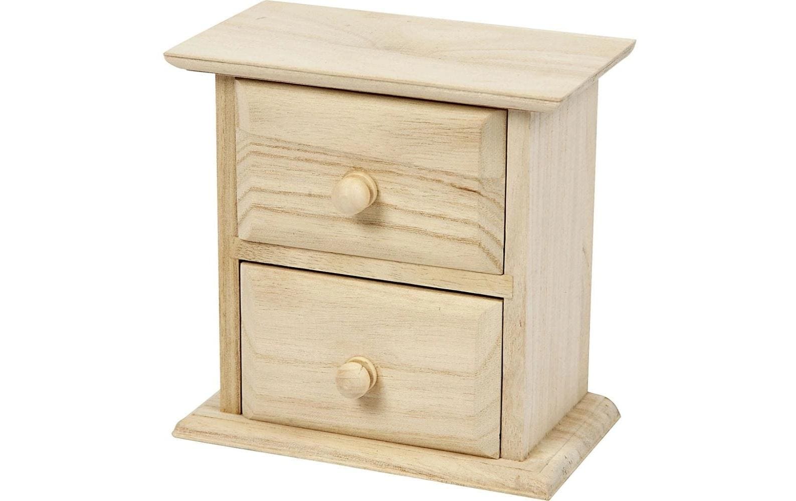 Creativ Company Truhe – Holz – natur – 130 × 130 × 75 mm