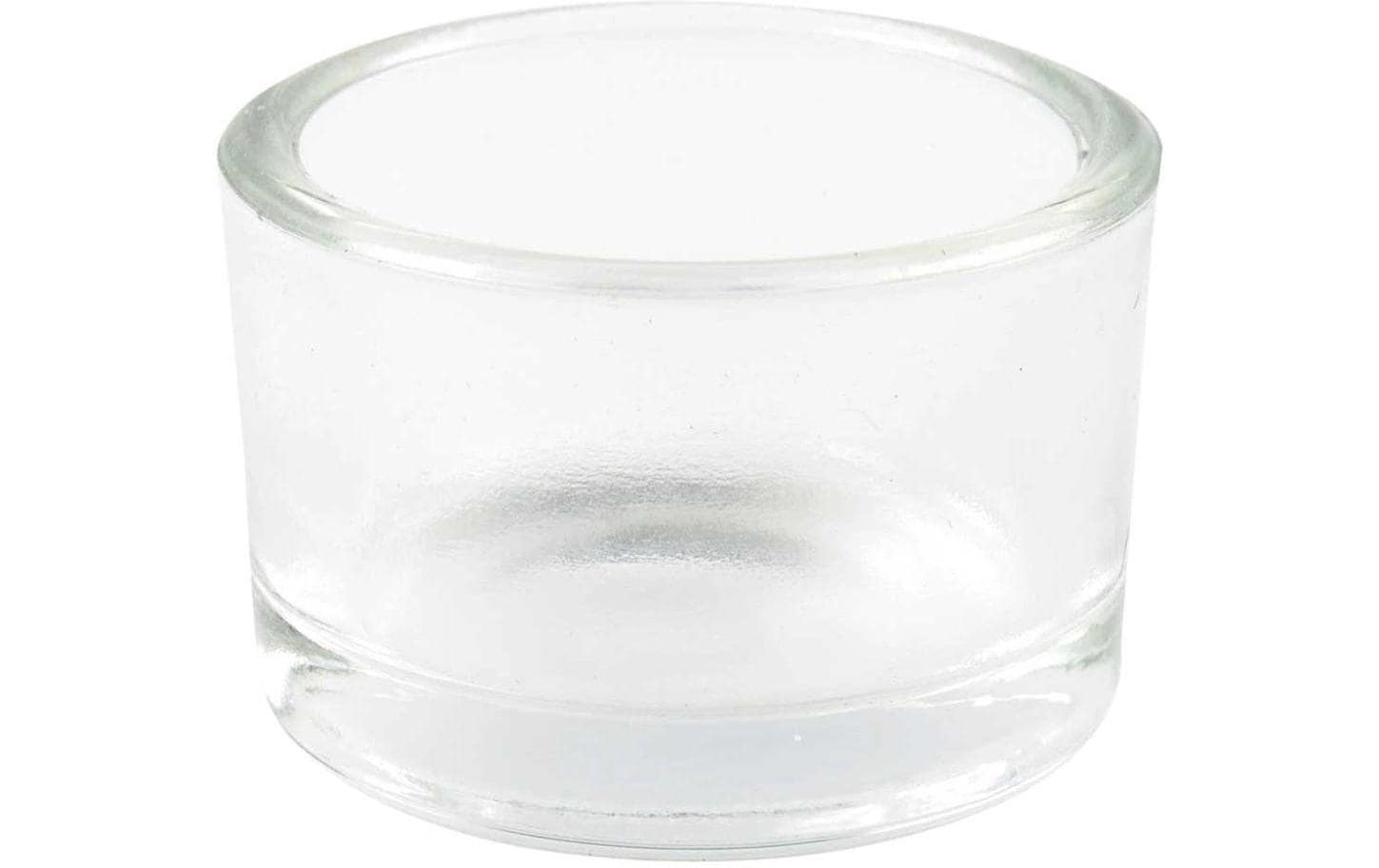 Creativ Company Kerzenglas, Glas, Transparent, 3,2 × 5 × 5 cm, 48 Stück