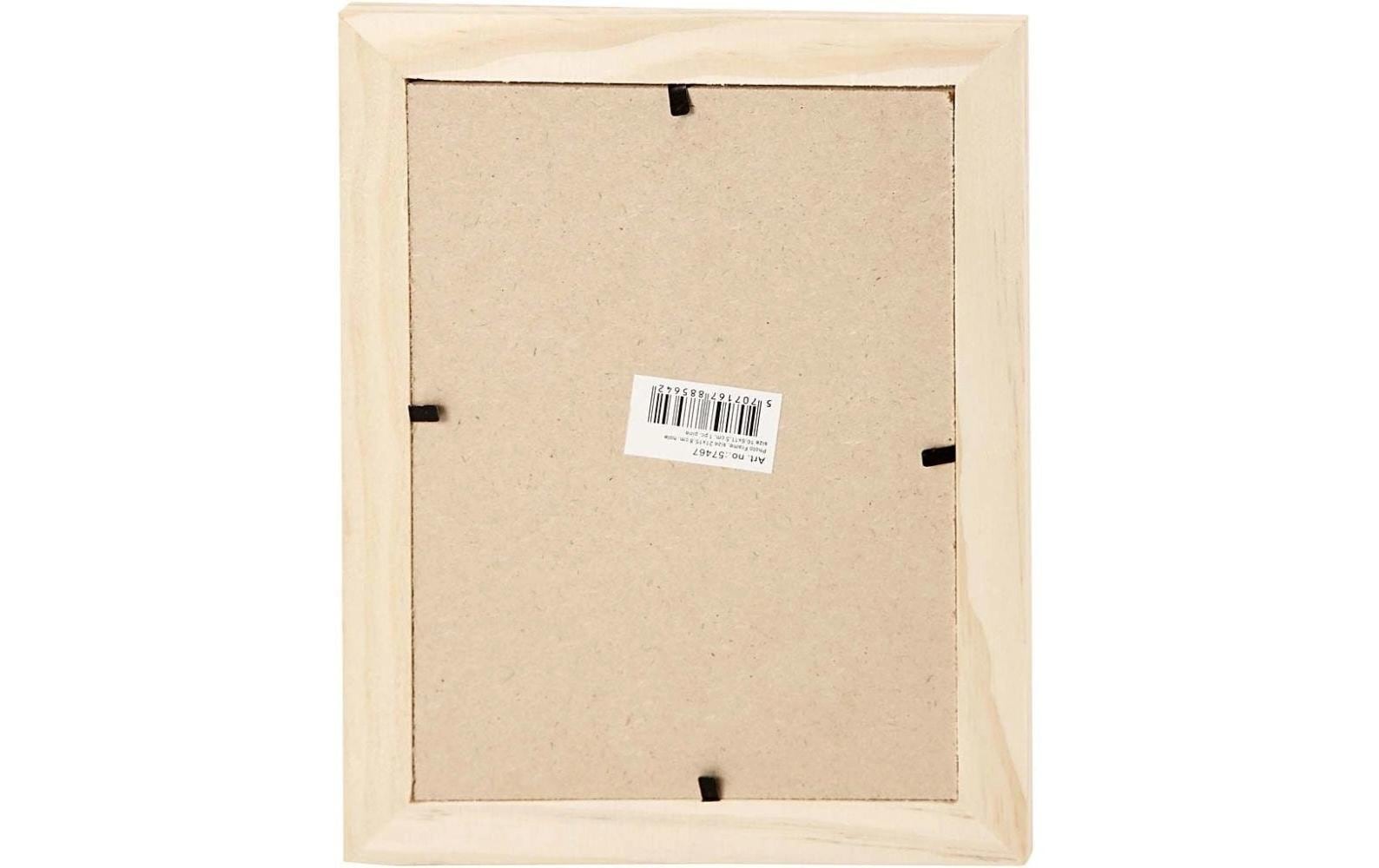 Creativ Company Bilderrahmen – für 16 × 21 cm – Holz & Glas, natur