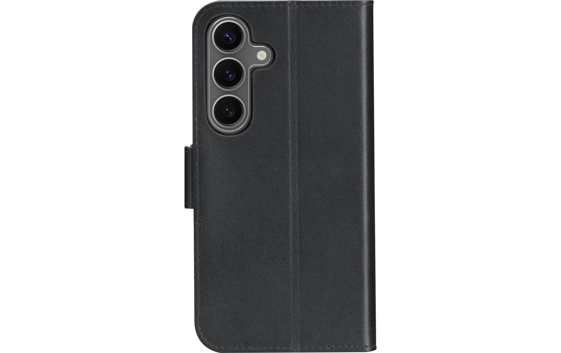 dbramante1928 Copenhagen Wallethülle – für Samsung Galaxy S25, mit Ständer, 3 Kartenfächer, Leder, schwarz