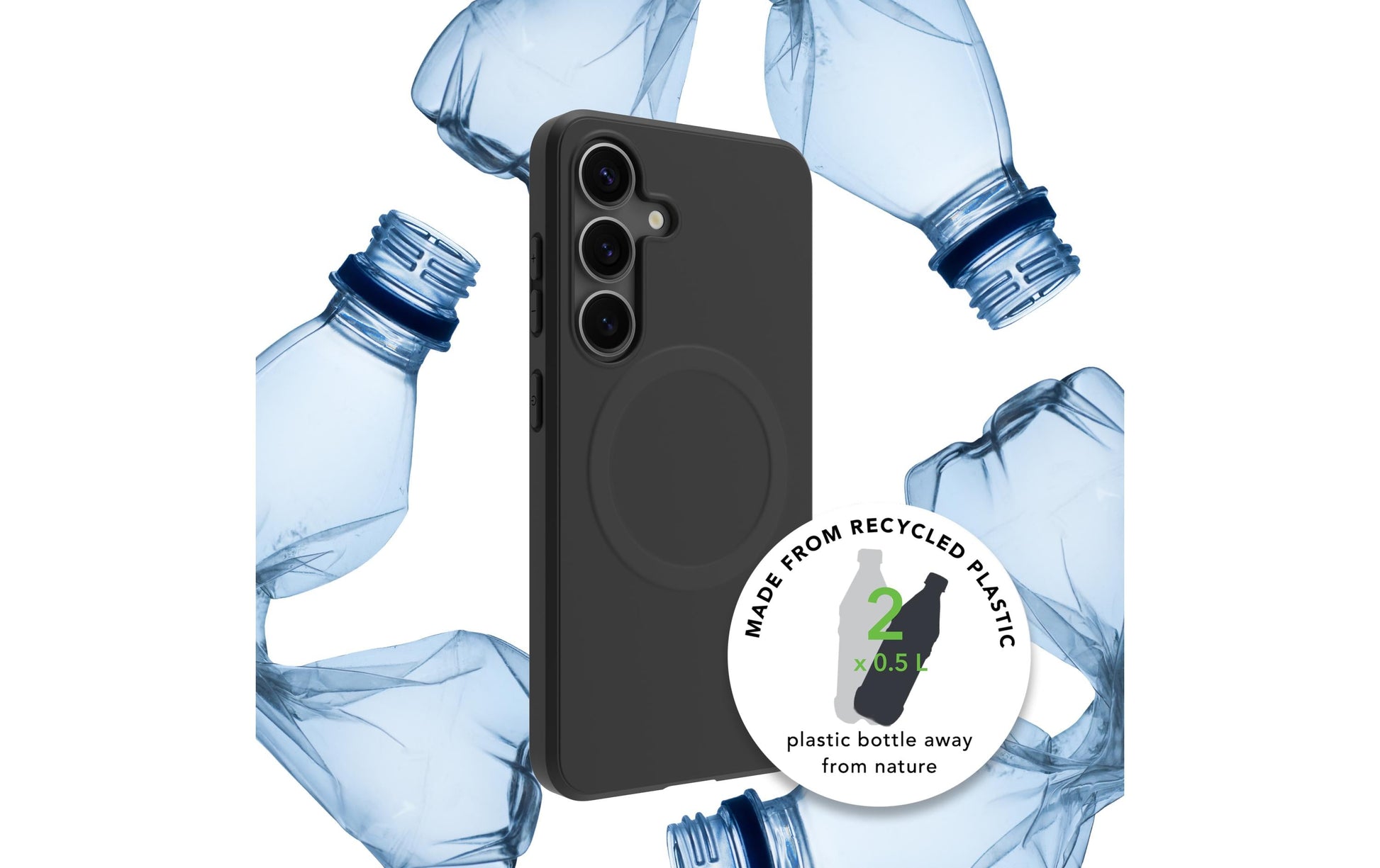 dbramante1928 Greenland Pro Backcover – für Samsung Galaxy S25, bis 1,2 m sturzsicher, kabelloses Laden