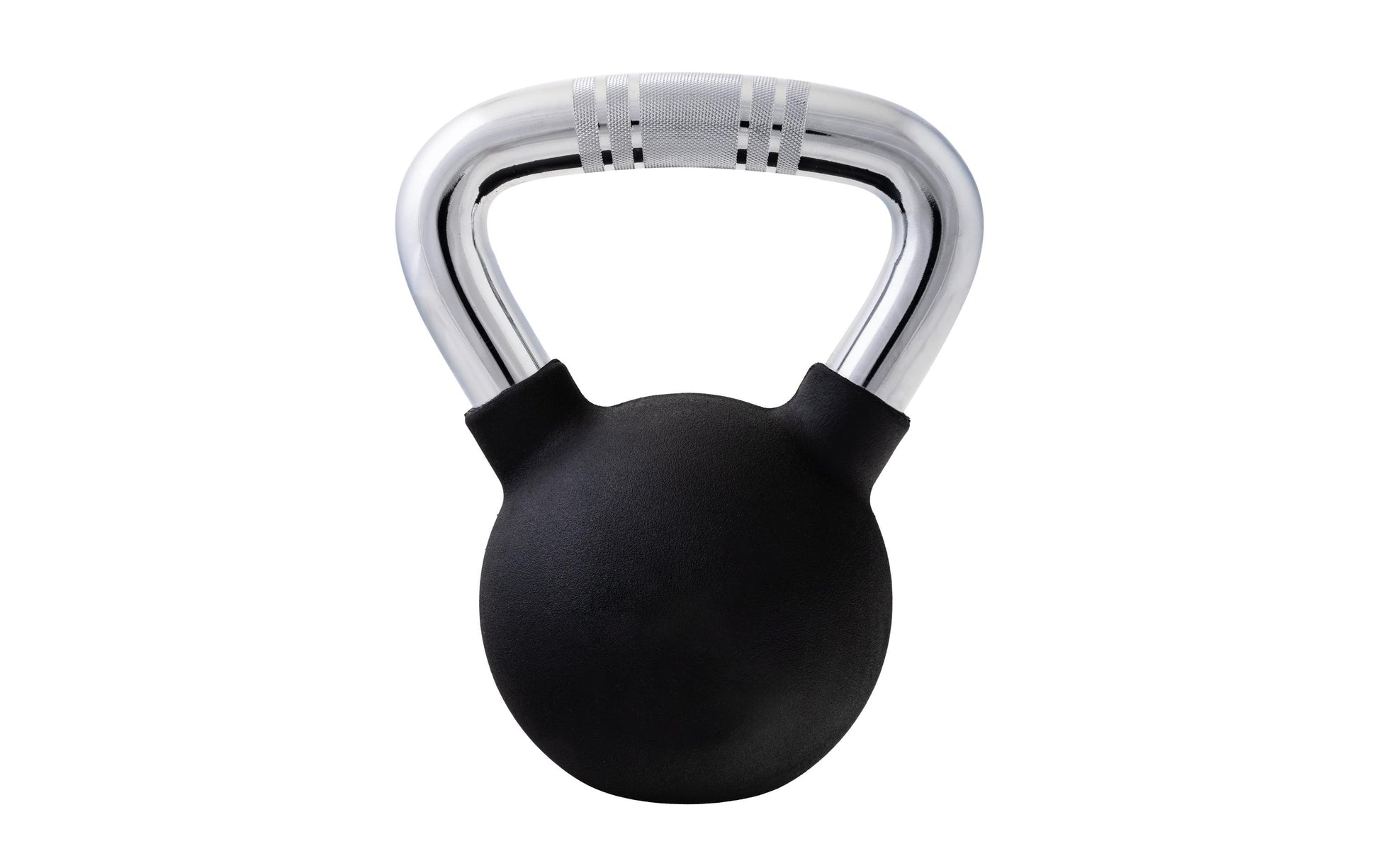 KOOR Kettlebell, 8 kg, 16 × 16 × 24,5 cm, Vinyl, Schwarz – 1 Stück