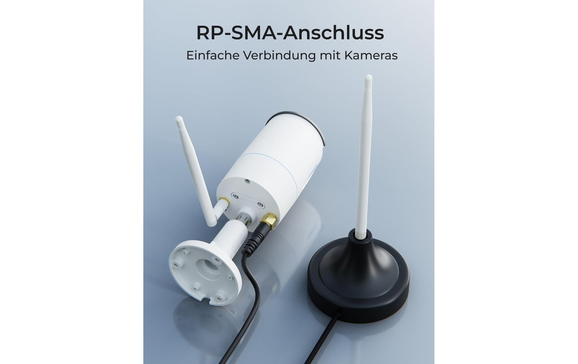 Reolink zubehör Reolink Antennenkabel – 3 m, Schwarz