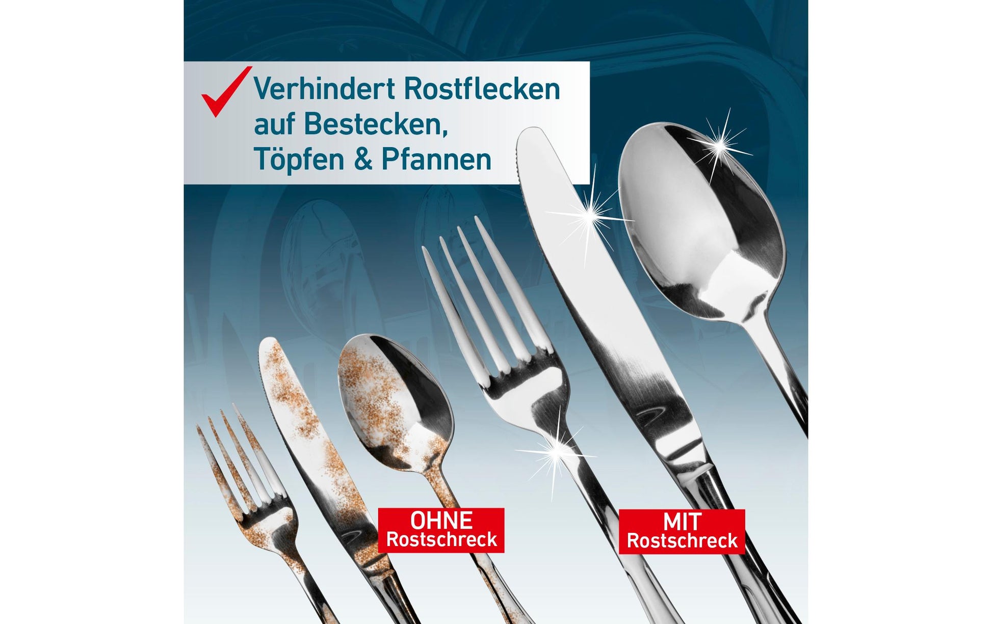 Rokitta Rostschreck Rost-Entferner für Küche – Sticks – 1 Stk.