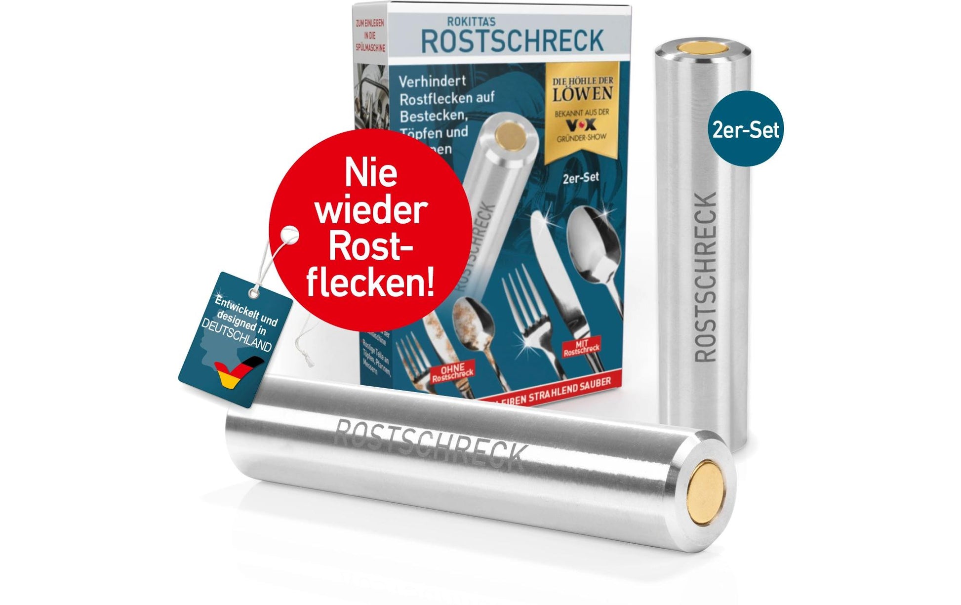 Rokitta Rostschreck Rost-Entferner für Küche – Sticks – 1 Stk.