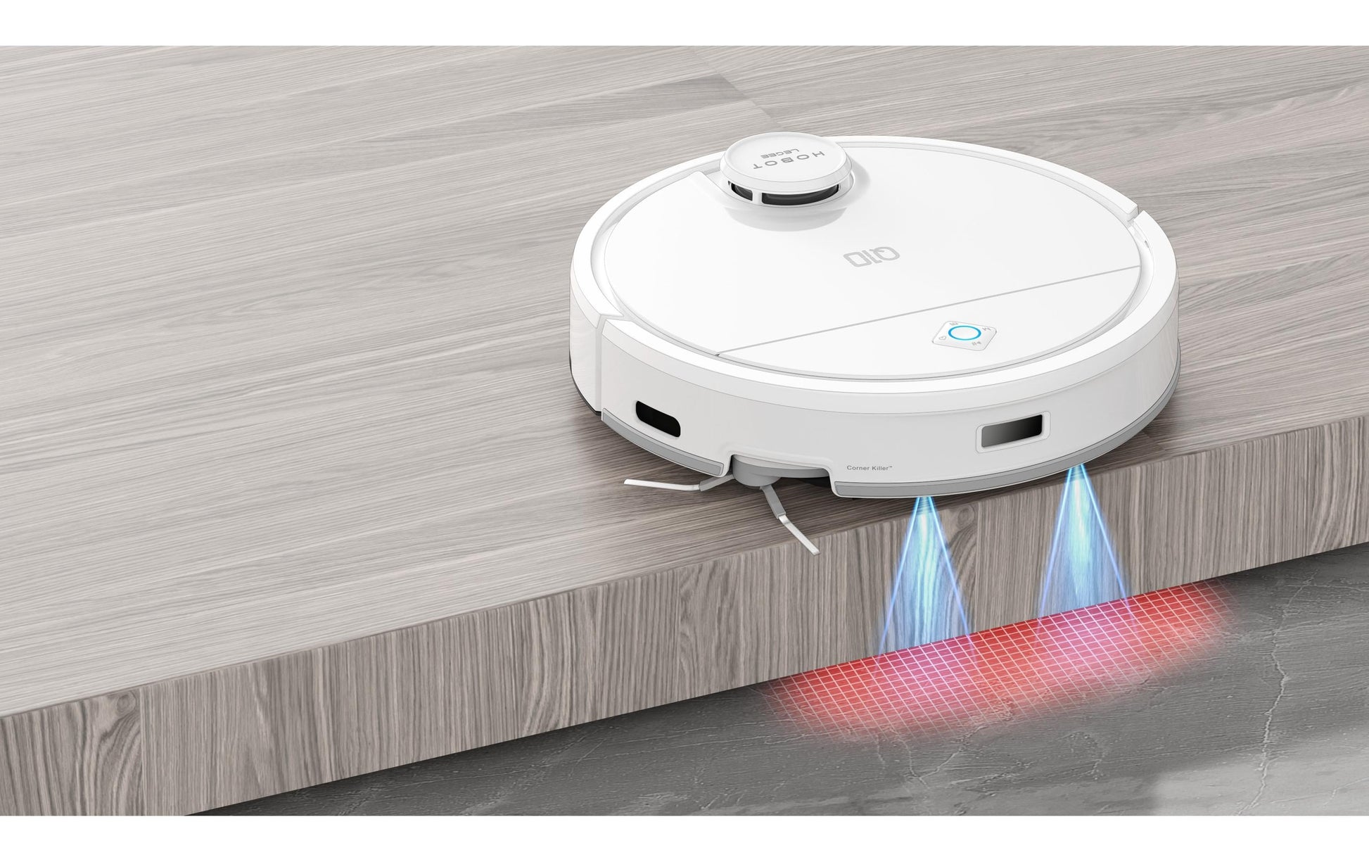 Hobot Roboterstaubsauger Legee Q10 – 0,4 l, Akkubetrieb, 6 Stufen, 35 × 35 × 9,8 cm