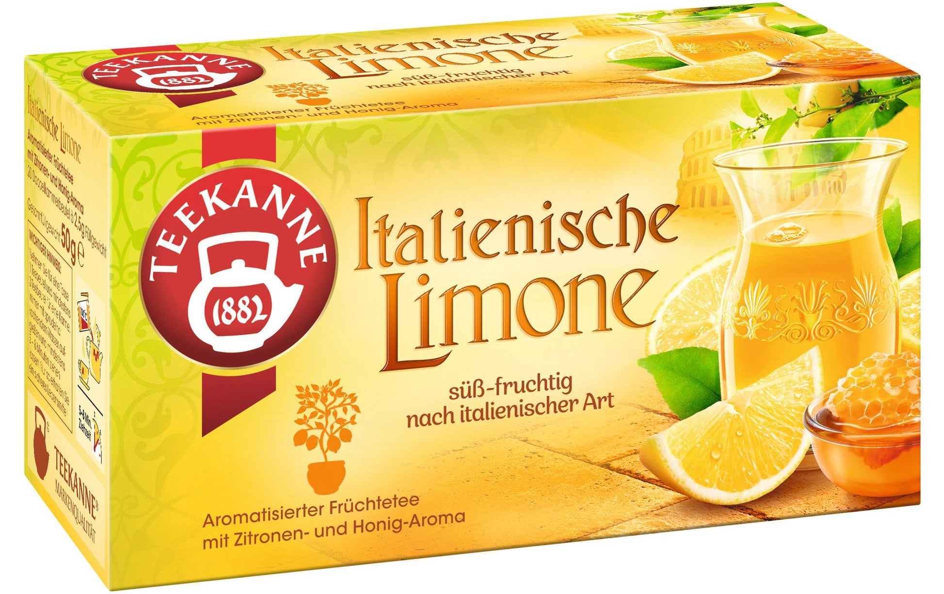 Teekanne Früchtetee Italienische Limone – Teebeutel 20 Beutel