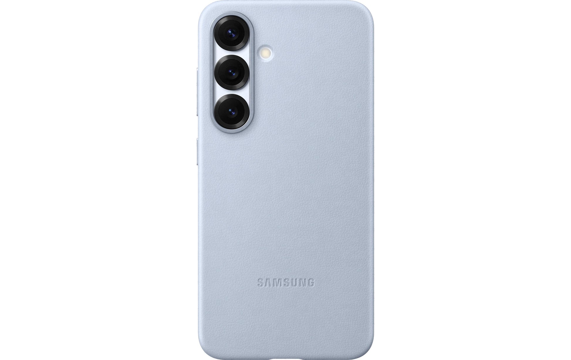 Samsung Backcover – für Galaxy S25 – hellblau – Kunstleder