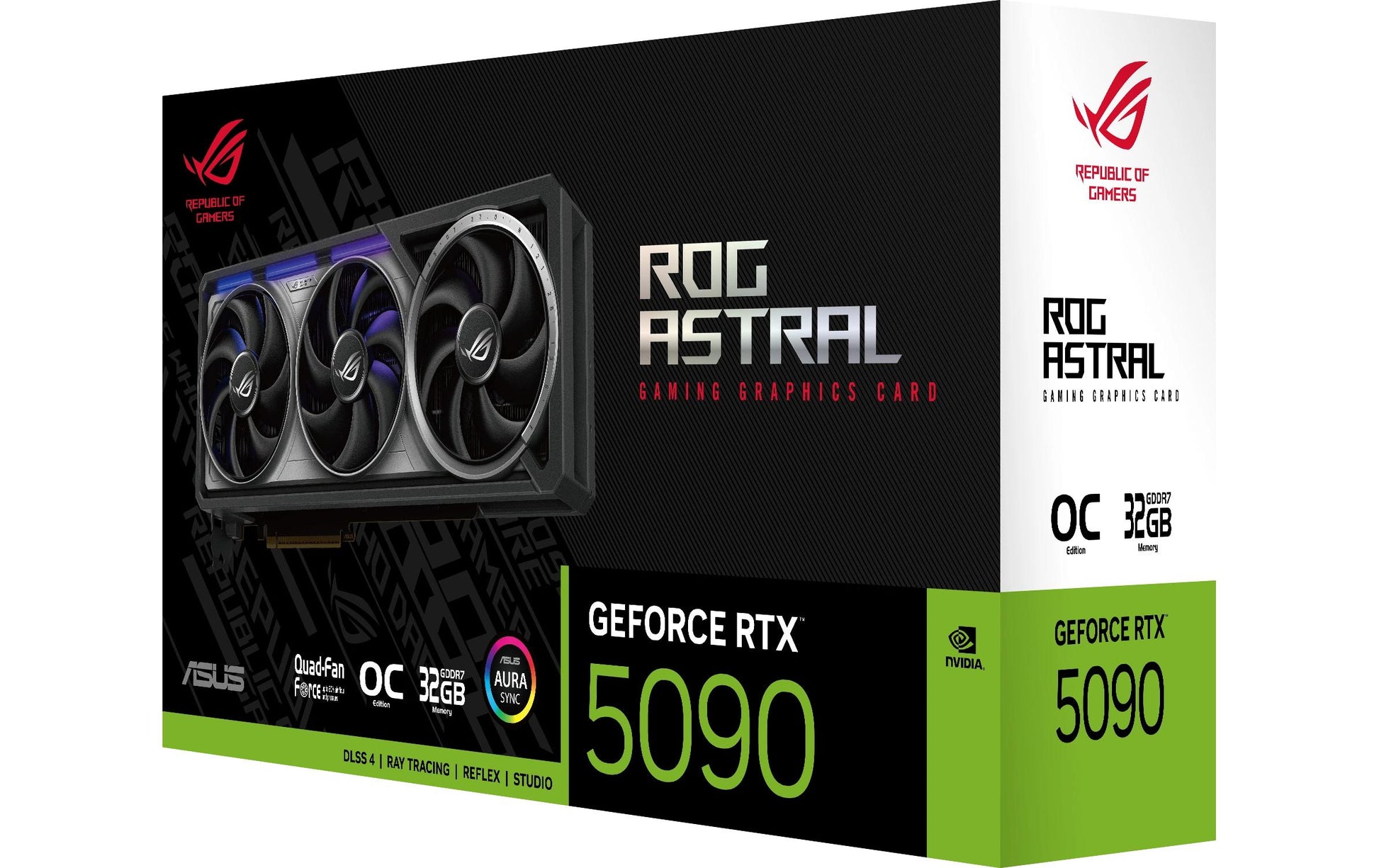 ASUS ROG-ASTRAL-RTX5090-O32G-GAMING – PCIe Grafikkarte – 3×DisplayPort 2.1b, 2×HDMI 2.1b, PCIe 5.0, 1×16-Pin