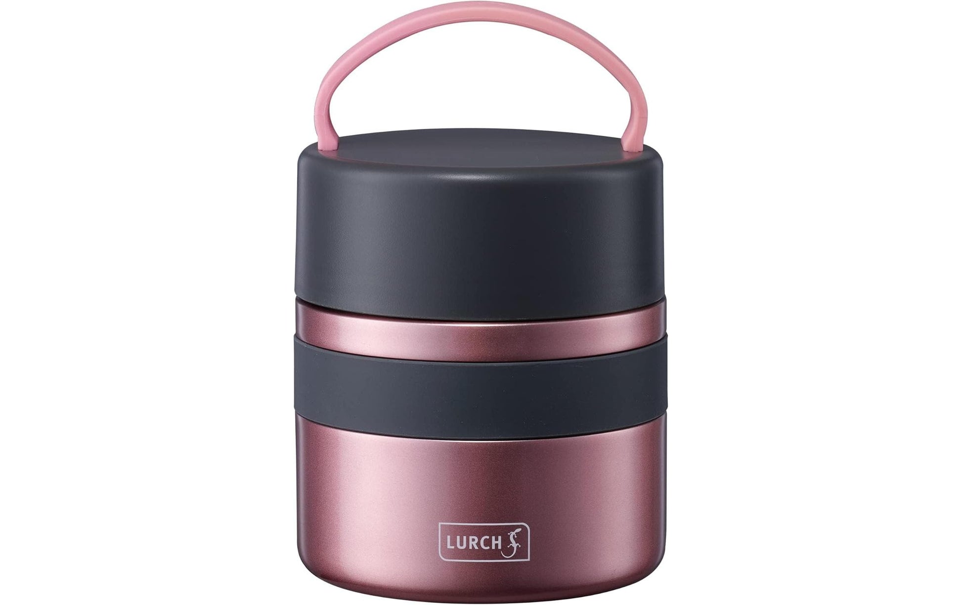 Lurch Iso-Pot 2.0 – Lunchbox 500 ml, Ø 11 × 14 cm, Edelstahl, Roségold, isoliert