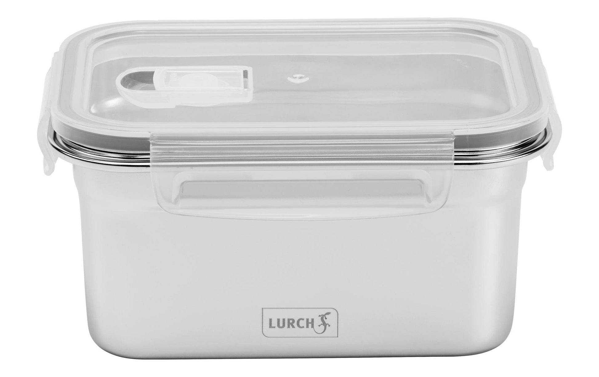 Lurch Lunchbox 1 l, 17 × 8,5 × 12 cm, Edelstahl/Kunststoff, silber