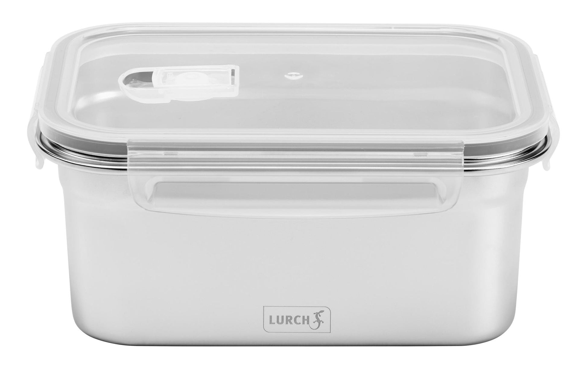 Lurch Lunchbox – 1,5 l, 19,5 × 14,5 × 6,5 cm, Edelstahl/Kunststoff, spülmaschinenfest, auslaufsicher