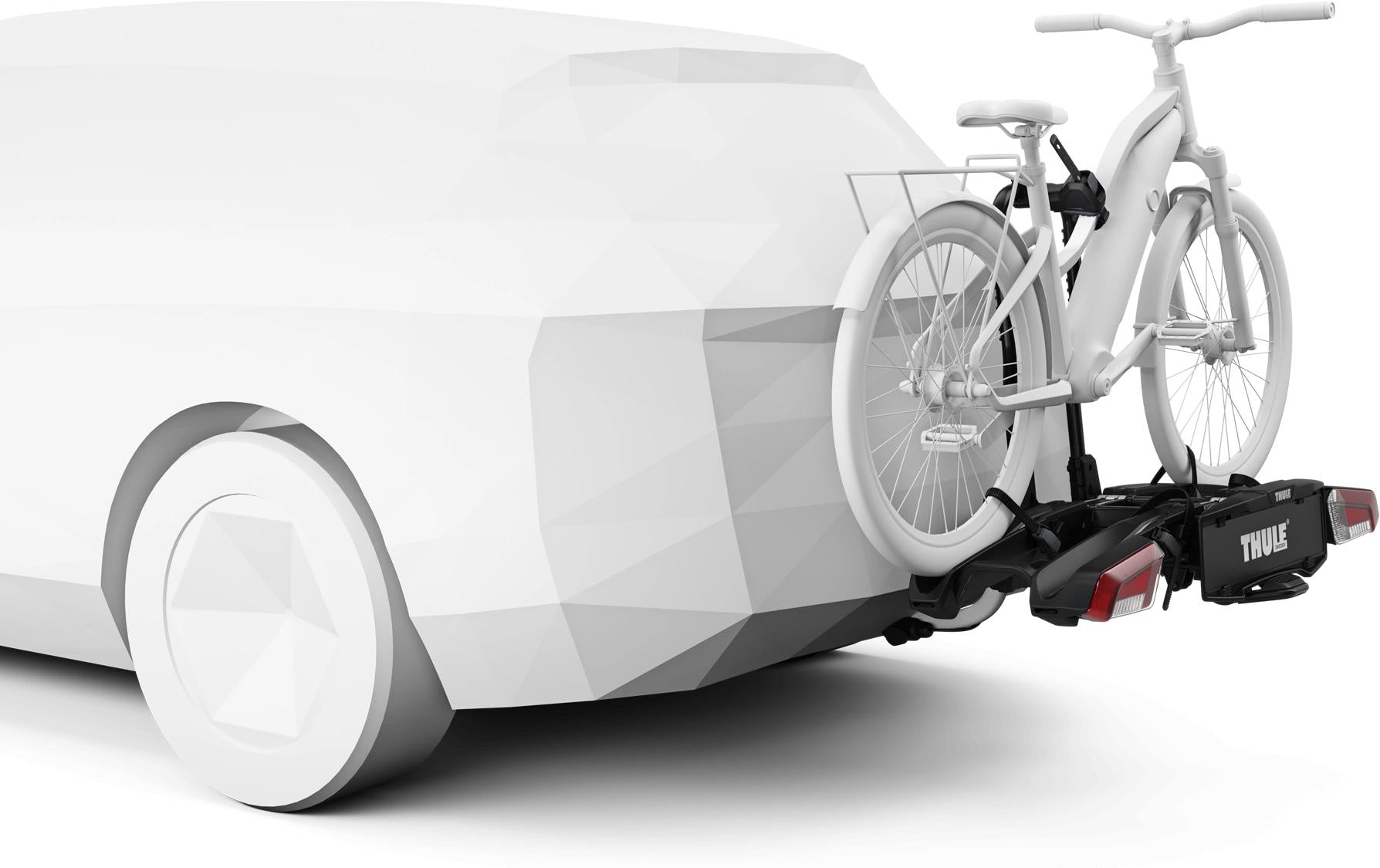 Thule Anhängerkupplungs-Fahrradträger EASYFOLD 3 – klappbar, 2 Fahrräder, max. 60 kg – für Anhängerkupplung