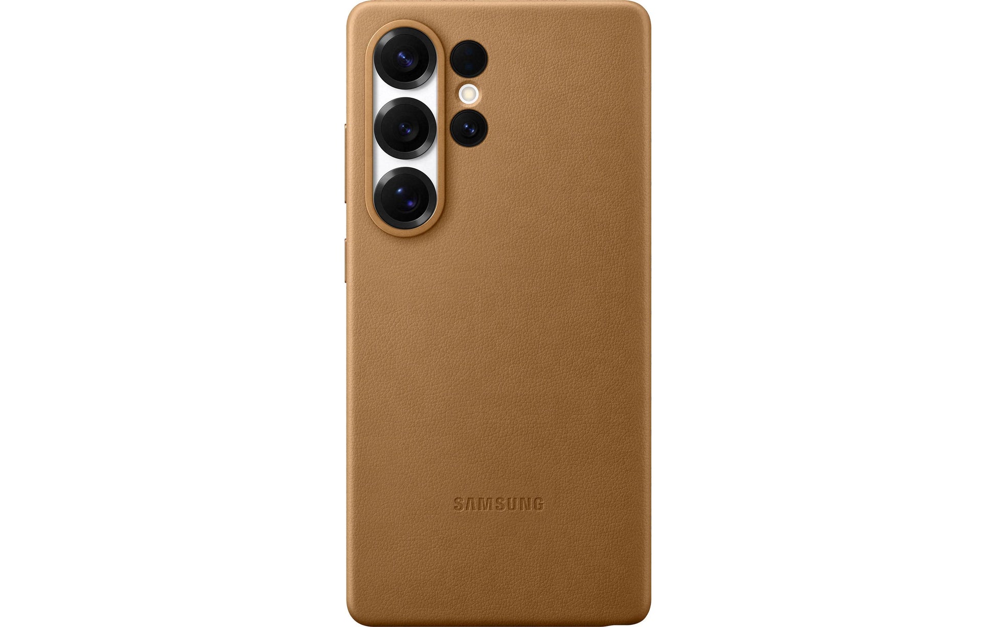 Samsung Backcover – für Samsung Galaxy S25 Ultra – braun/gold – Leder