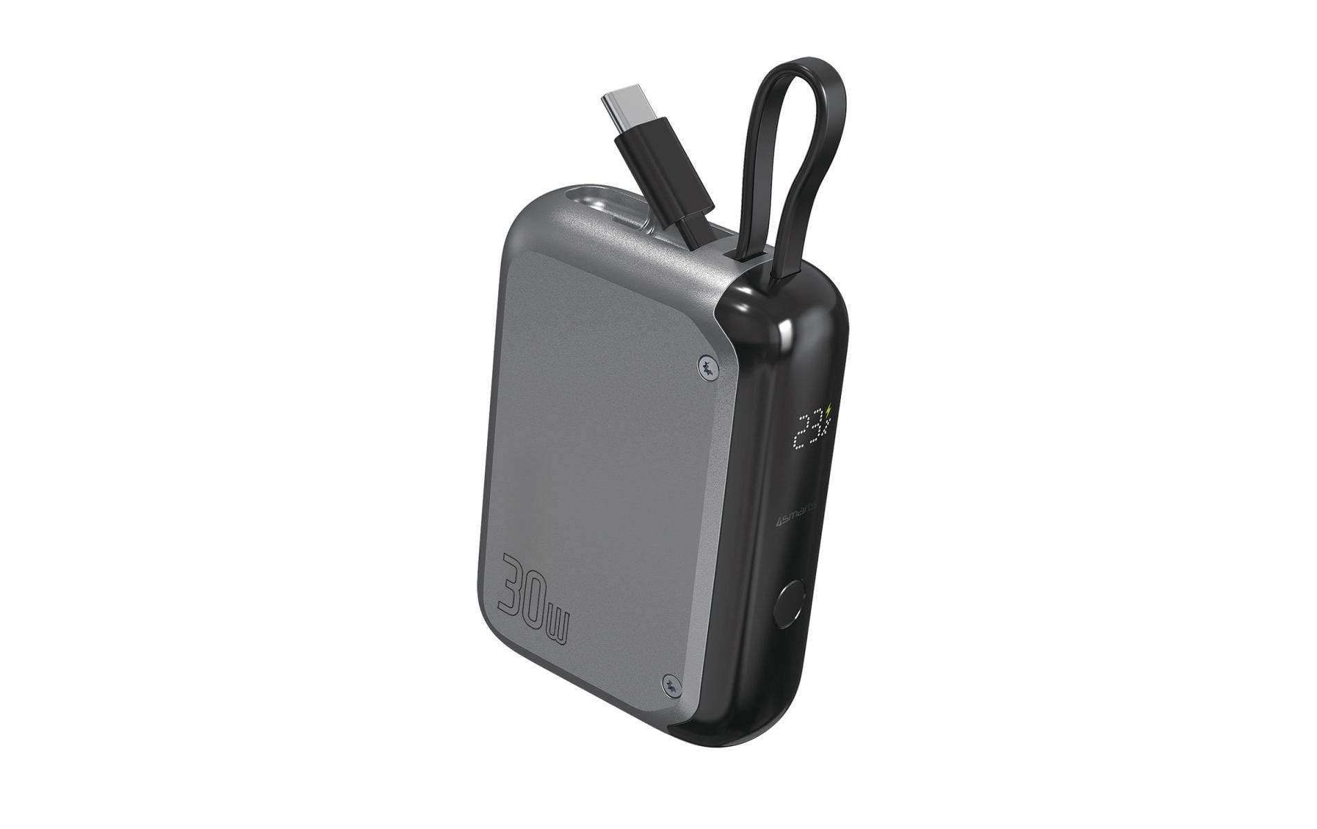 4smarts Powerbank Pocket 10'000 mAh spacegrau – 2 Geräte Ausgang