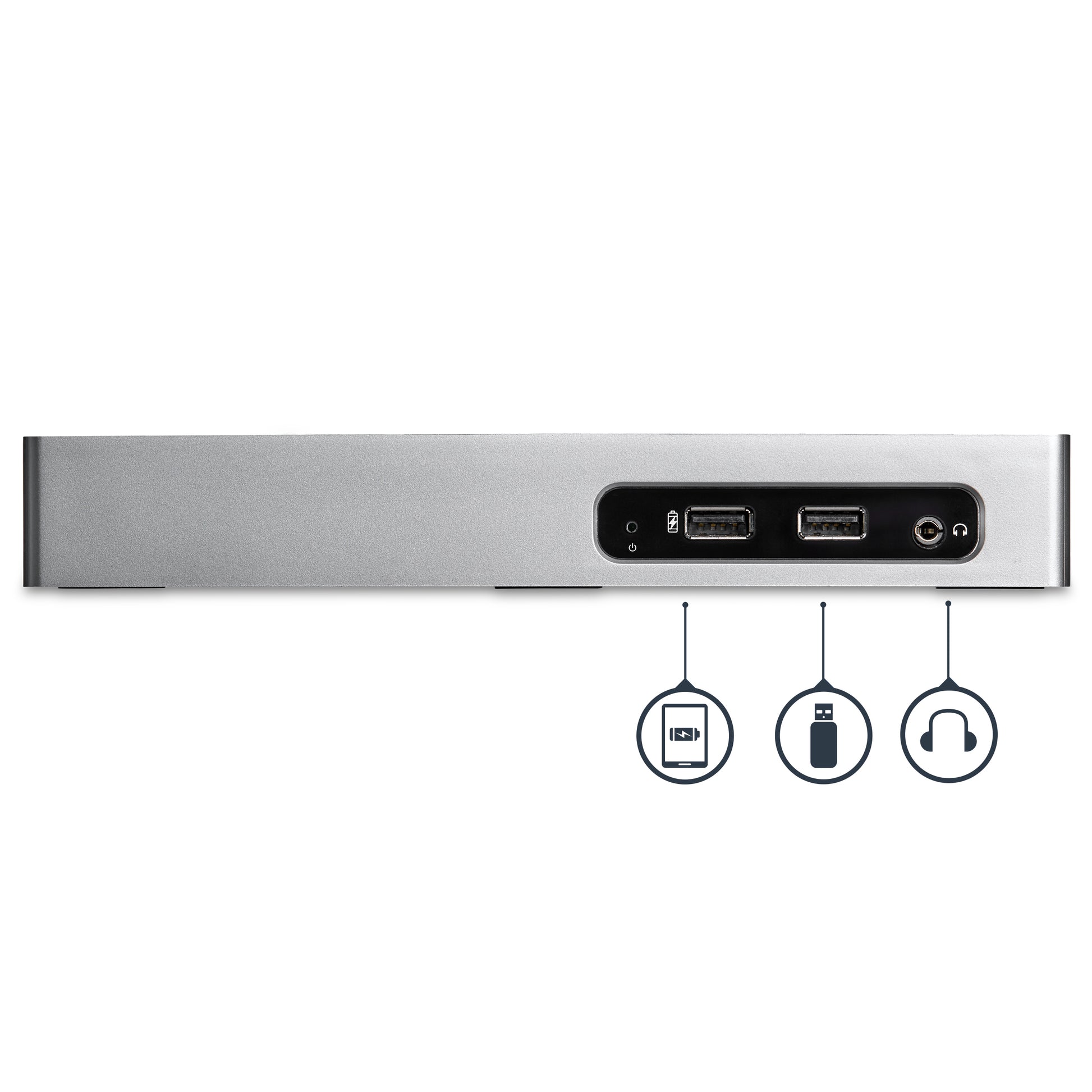 StarTech.com Dockingstation – USB-A, 1× HDMI, 1× DVI, 6× USB-A, GbE, 3,5 mm Audio, für Windows/Mac