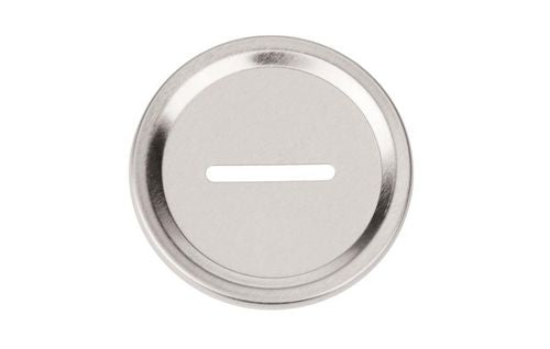 GLOREX Spardose – für Lili Rose Gläser – Aluminium, Silber