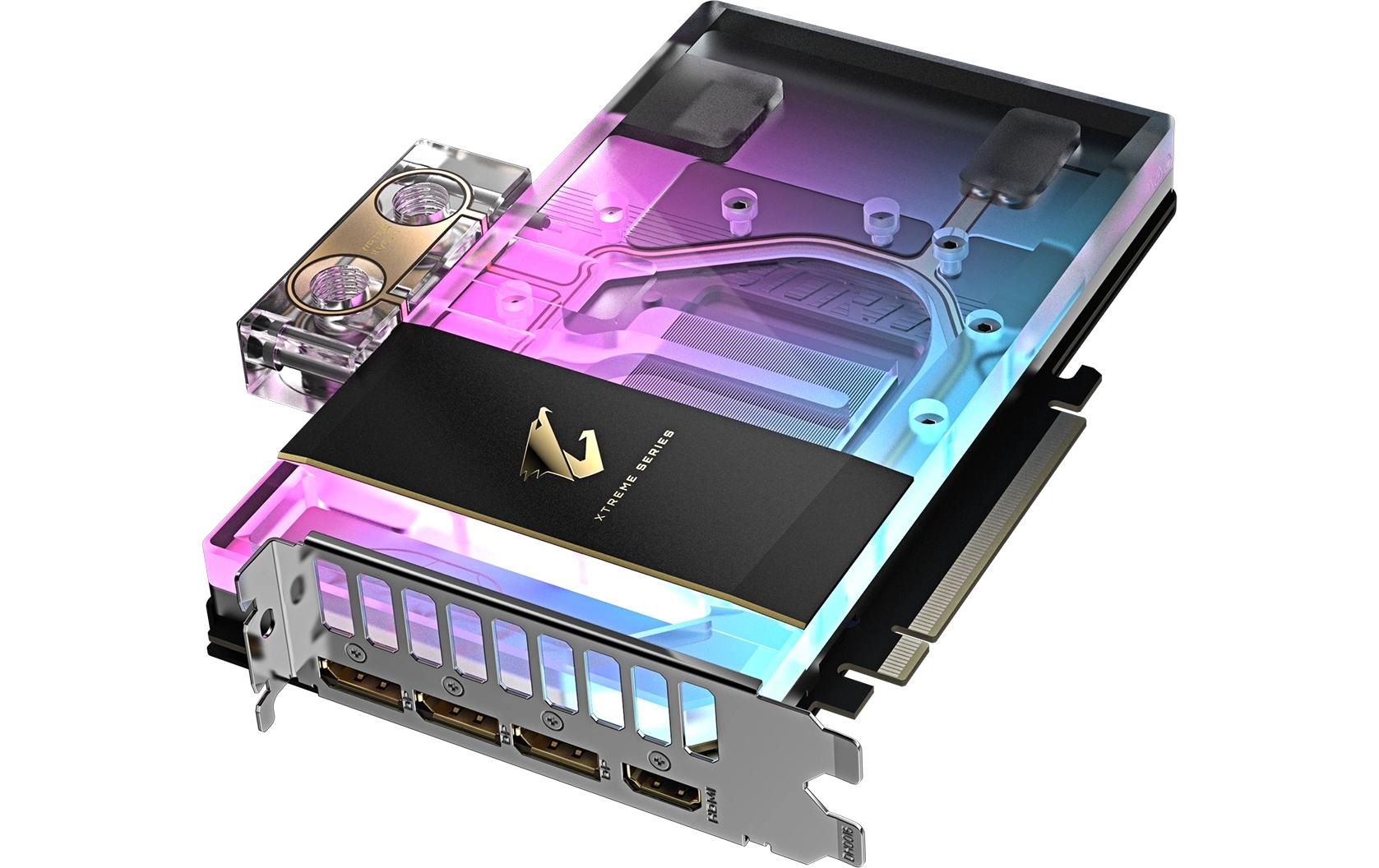 GIGABYTE AORUS GeForce RTX 5080 XTREME WATERFORCE WB 16G – Grafikkarte – 16 GB GDDR7, PCIe 5.0, 3×DP, 1×HDMI