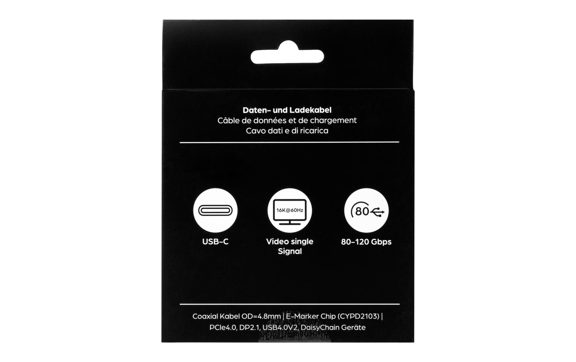 ONIT USB-Kabel, USB-C zu USB-C, 1 m, Lade-/Datenkabel