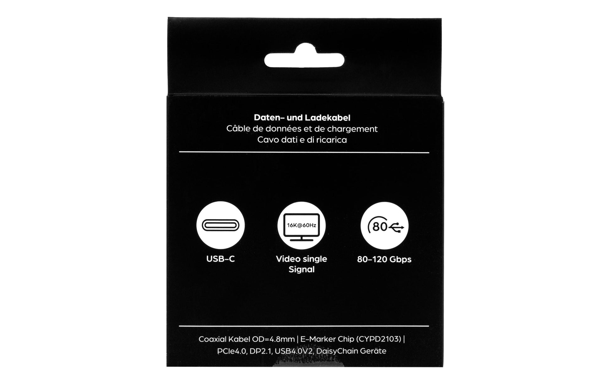 ONIT USB-Kabel, USB-C zu USB-C, 1 m, Lade-/Datenkabel