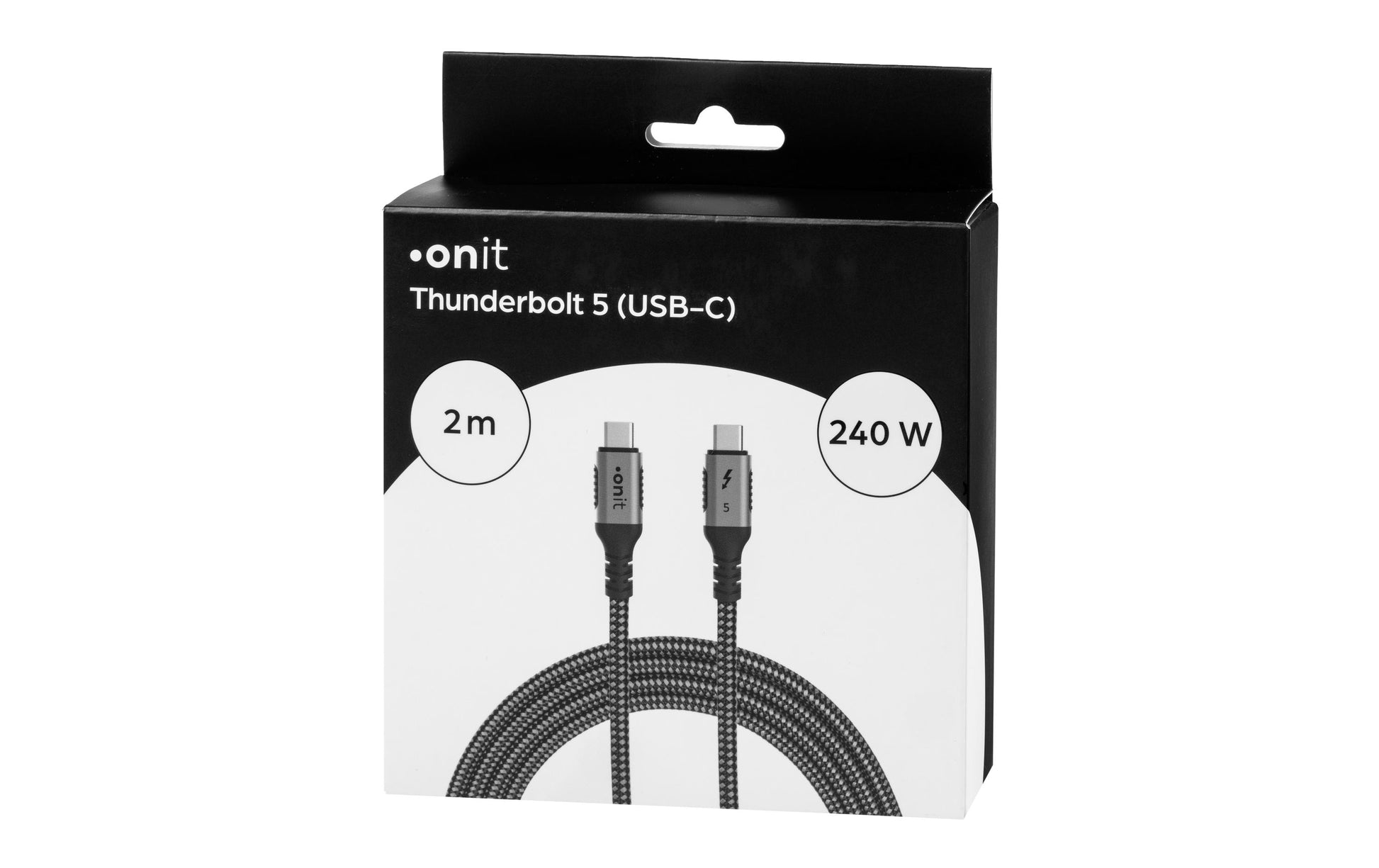 ONIT USB-Kabel, USB-C zu USB-C, 2 m, Lade-/Datenkabel