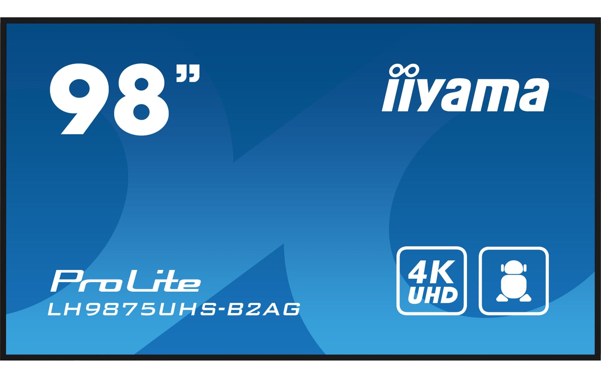 iiyama ProLite – Signage-Display, 97,5", 3840 × 1600, 500 cd/m², 24/7, OPS