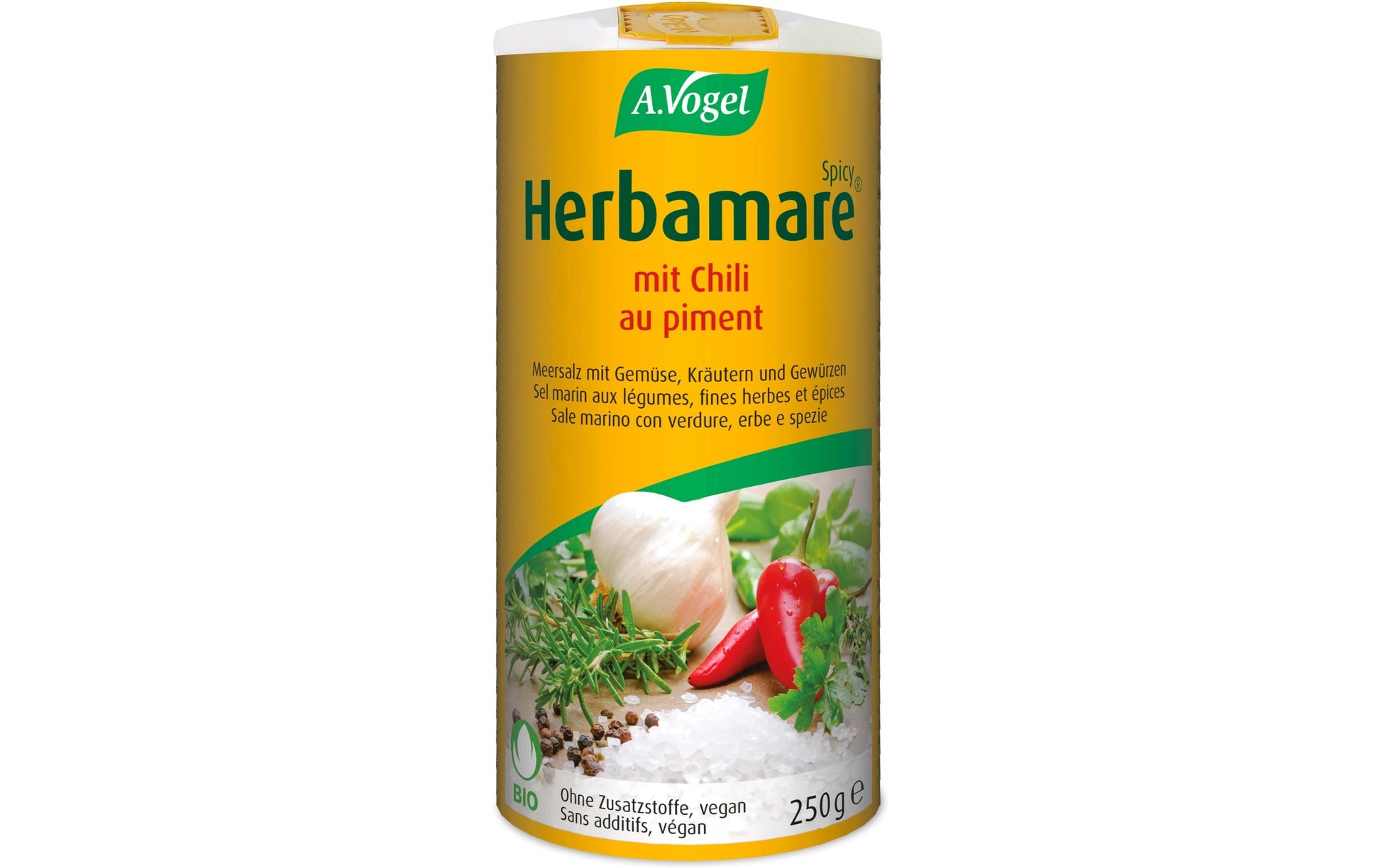 A.Vogel Herbamare Kräutersalz Spicy, Bio – 250 g